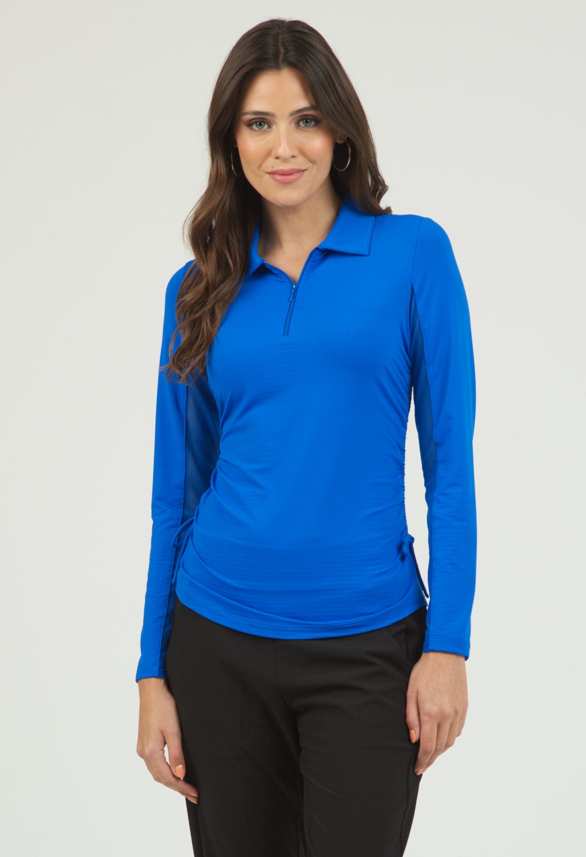 Adjustable Length Long Sleeve Polo - 48000