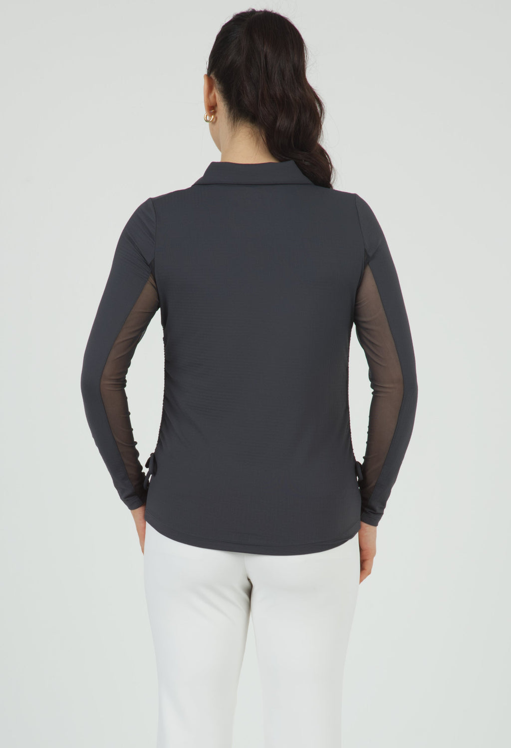 Adjustable Length Long Sleeve Polo - 48000