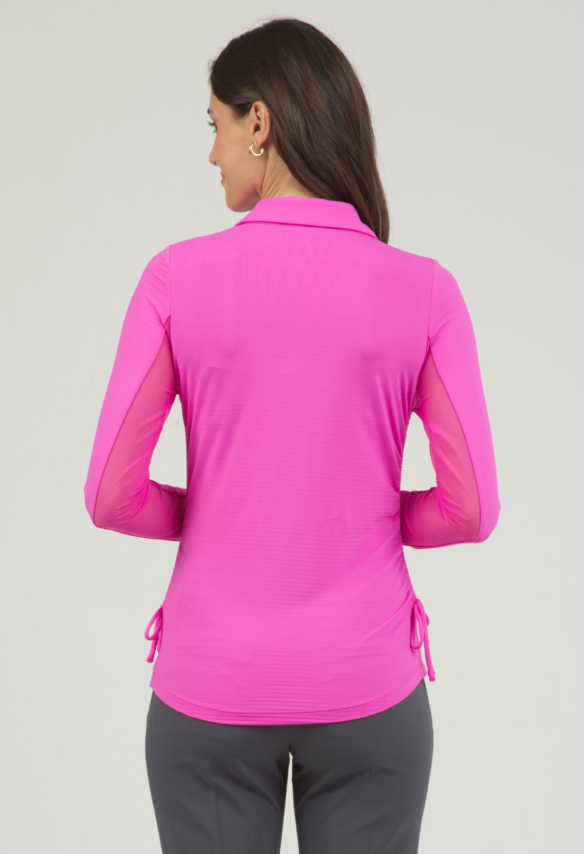 Adjustable Length Long Sleeve Polo - 48000