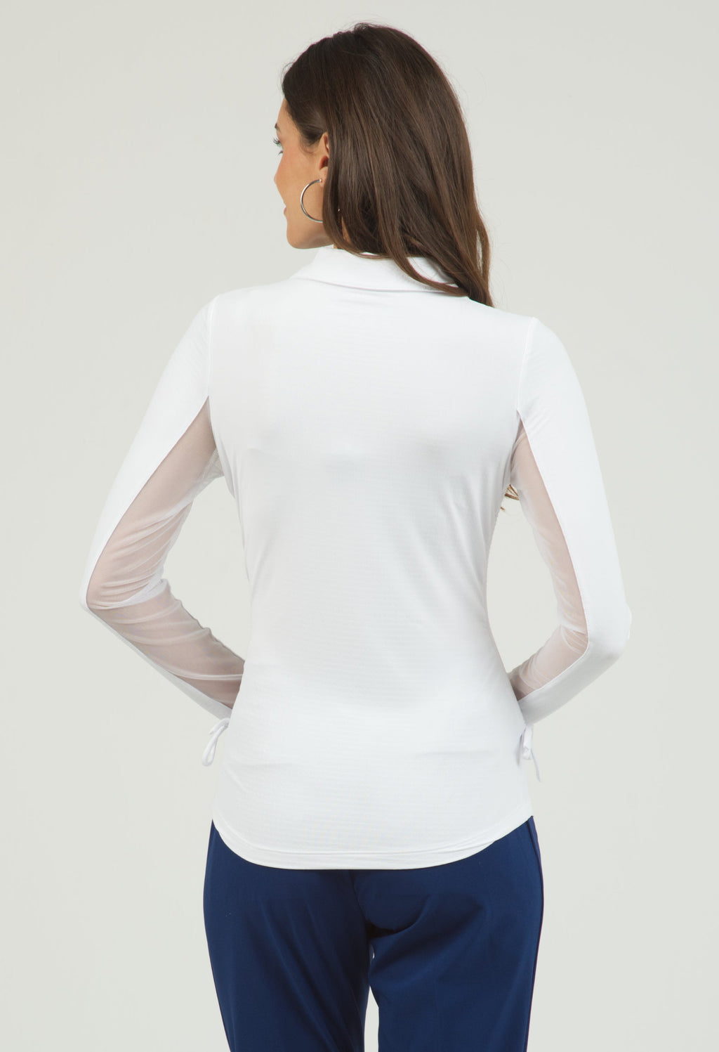 Adjustable Length Long Sleeve Polo - 48000