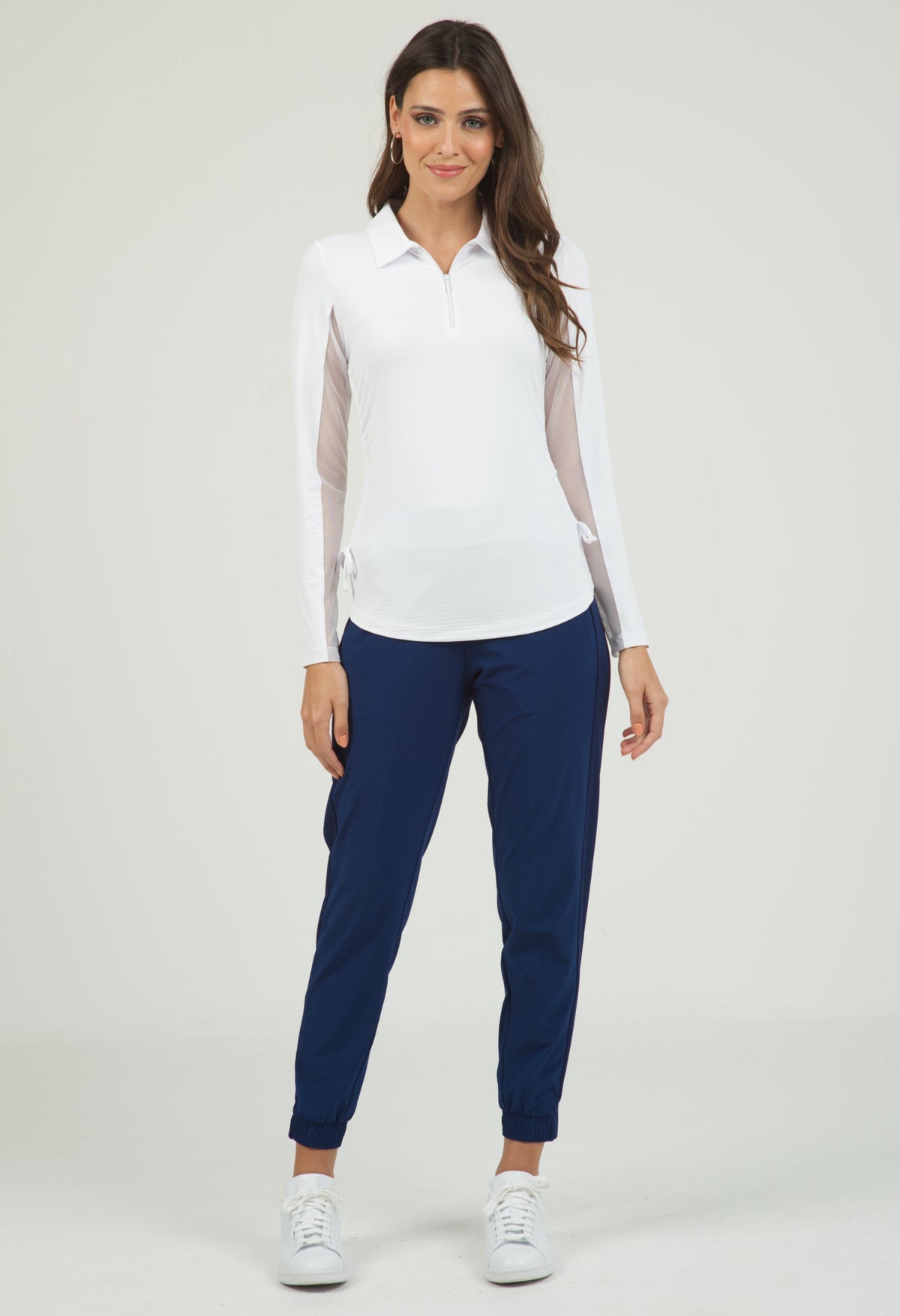 Adjustable Length Long Sleeve Polo - 48000