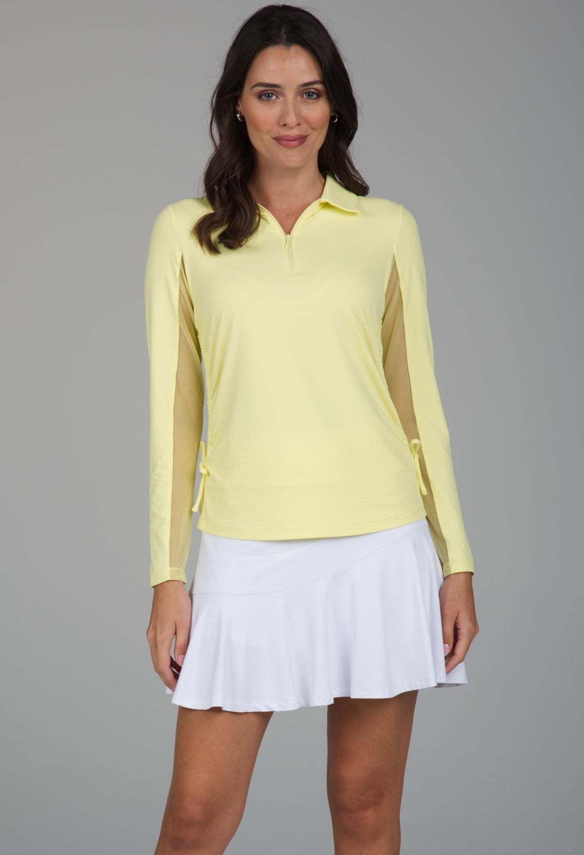 Adjustable Length Long Sleeve Polo - 48000